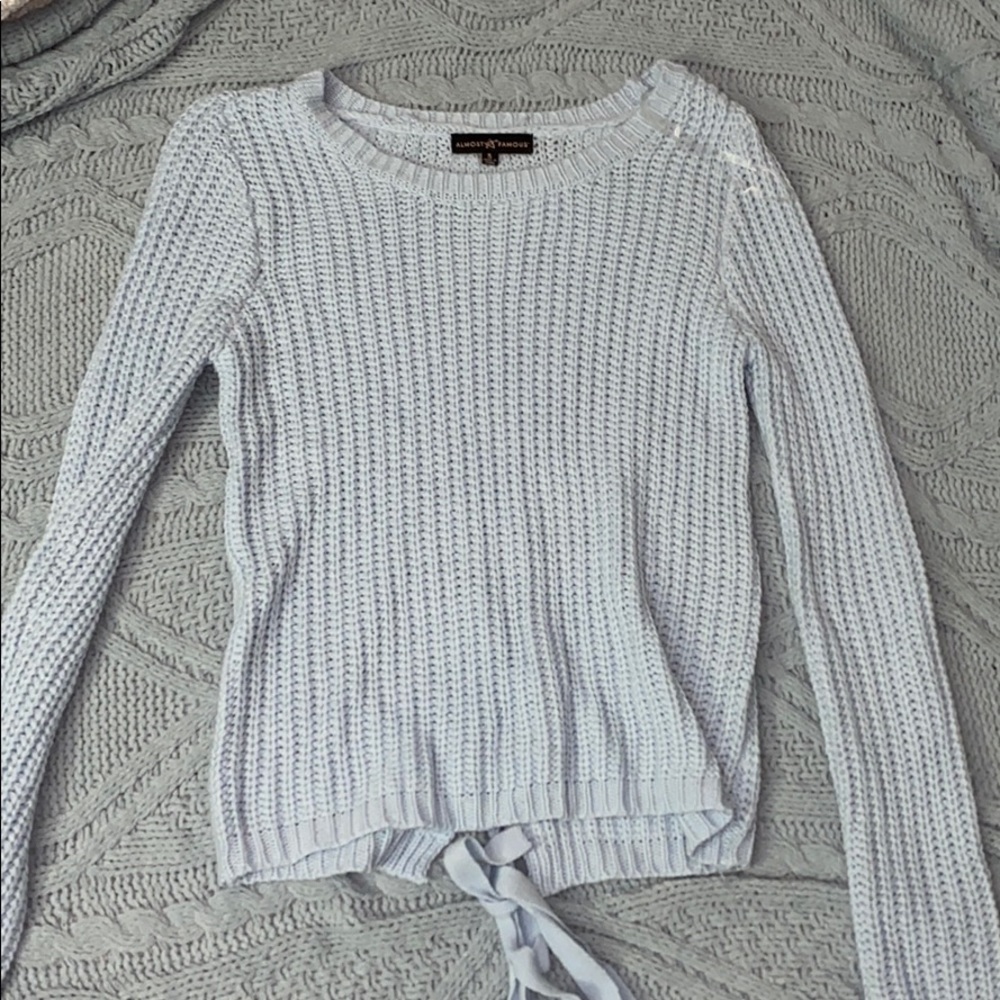Light blue sweater
